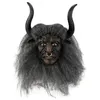 Партийная маска латекс ол рог на полном лицо маска быка демон король Хэллоуин монстр дьявол косплей реквизит карнавальная вечеринка страшная ужасная смешная 230824