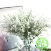 Couronnes de fleurs décoratives 69 cm blanc souffle de bébé gypsophile artificielle bouquet de bricolage pour la fête de mariage décoration de la maison en plastique faux 230824