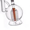 Wholesale mini Thick Glass tobacco Pipe 6Arm Tree Perc Bubblers Heady Recycler Water Oil Dab Rigs bong for Smoking with 14mm Banger