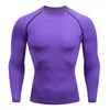 Camisetas para hombres Hombres Compresión Deportes Medias de manga larga Camisetas Baloncesto Ropa deportiva Fitness Boy Running Base Layer Training Top Quick Dry 230825