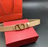 Cintura di design classico di lusso in pelle per donna Cinture di moda fibbia liscia in oro di alta qualità stile classico da donna bellissimi 8 colori