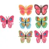 Блеск 3D Butterfly Hair Clips мод на день рождения косплей аксессуары для волос