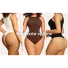 Bel karın karın şekillendirici gövdeli sargılı tişört bodysuit üstleri kadınlar için yumuşak mürettebat boyun gövdesi şekillendiricisi Tong tulum düz göbek korse seksi tanga shapewear 230824