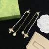 New Designer Earrings For Woman Designer Earrings Designer Jewlery Diamond Bee Fashion Jewelry Gift