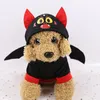 Trajes de gato asas de morcego fantasia de cachorro macio animal de estimação roupas de Halloween para cosplay