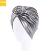 Nuovo cappello bandana dorato annodato a ciambella di ispirazione africana