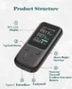 RM211 Nucleaire Stralingsmonitor Radioactief Marmer Ioniserende stralingsdetector Geigerteller Type-C 800mAh TFT-LCD