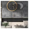 壁の時計の鉛照明ペンドゥルムホームリビングルームエントランスホールソファバックグラウンドレストランの装飾サイレント付き豪華な時計