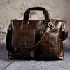 Laptoptassen Mannen Echt Leer Kantoor Maletas Bedrijfsaktentas 15 6 "Case Attache Portfolio Tas Maletin Messenger B260 230825