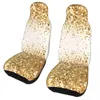 Bilsäte täcker glittrande guld glitter glam universal cover auto interiör autoyouth polyester accessoarer