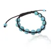 Bracelets à breloques vendant des bracelets en pierre naturelle ARRIVÉE ! Perles turquoises blanches pour hommes et femmes comme cadeau de festival