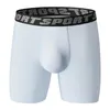 Onderbroek Heren Ondergoed Boxers Shorts Homme Naadloze Slipje Man Ijs Zijde Ademend U Bolle Zakje Lange Been Cueca Plus size