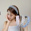 ヘッドバンドAishg Tweed Hair Band Women Sweet Style Sponge Wide Brimmed Headband Fairy Hairstyle Hoop Hairband Girls Accessories 230825