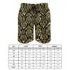 Men's Shorts Retro Baroque Board Black And Gold Damasks Classic Beach Short Pants Design Sportswear Quick Dry Swim Trunks Gift Idea