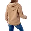 Dameshoodies Dames casual winter warm fleece sherpa gevoerd sweatshirt met capuchon Sportjack met capuchon Klassiek stijlvol modieus