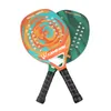 Squash Raketleri Handwin Yetişkin Profesyonel Tam Karbon Plajı Tenis Raket Yumuşak Eva Yüz Raqueta Bag Unisex Ekipman Padel 230824