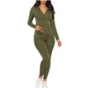 Designer de détail Femmes Sportswear Rose Couleur Survêtements Plus Taille 3XL 4XL Manches longues Deux pièces Ensemble Sweat à capuche Legging Tenues Bodyco207n