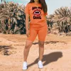 Survêtements pour femmes Printemps Été 2023 Mode Style ethnique Halloween T-shirt à manches courtes Casual Caractère élégant Imprimer Couleur Solide Femmes