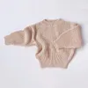 Pullover Spring Children Swegents Kids Knit Wear Kids Knitting Pullovers Tops Baby Girl Boy Sevents Swegents Swegents 230825