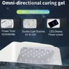 Nail Dryers Lamp With Hand Pillow 72W Drying for Curing All Gel Polish 60Pcs Beads UV LED Art 230825