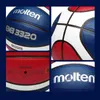 Bollar Molten Basketball Official Size 765 PU Material Inomhus utomhus Street Match Training Game Men Women Basketbol Topu 230824