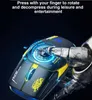 AULA H530 Newest Wireless Mouse four-mode decompress charging gyro mouse rotating esports gaming RGB mouse HKD230825