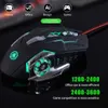 3600 DPI LED Optical USB Computer Mouse 6 Buttons Silent Mouse 2.4 GHz Wireless/ Wired Gaming Mouse Game Mouse Office Accessories Q230825