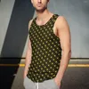 Herren-Tanktops, gelbes Gänseblümchen-Top, süßer Blumendruck, Sportbekleidung, Sommer, Bodybuilding, Herren-Design, ärmellose Hemden, 3XL, 4XL, 5XL