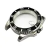 Cinturini per orologi Custodie da 40 mm Parti da uomo Solido acciaio di precisione di alta qualità Meccanico Vetro zaffiro Cassa in ceramica 230824