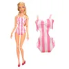 Boneca vestuário menina americana verão praia natação maiô conjunto de biquíni brinquedo barbie roupas trocando