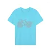 Heren T-shirts Heren Merk T-shirts Montain Bike Fietsen Print Shirt T-shirt T-shirt Korte mouw Tops Fiets Geweldige zomer