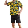 Men's Casual Shirts Men S Cual Tropical Floral Short Sleeve Luau Beach Aloha Hawaiian Shirt