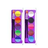 UV Fluorescent Face Body Paint Palettes Kit Professional 10 Colors Halloween Makeup Palette Water-soluble Human Body Painting Party Festival Stage Make up