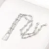 Naszyjniki wiszące punkowe harajuku w stylu cierń naszyjnik srebrny kolor streetwearu dla kobiet mężczyźni fajne prezenty biżuterii