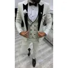 Men's Suits Latest Designs Fashion Male For Wedding 3 Pieces Slim Fit Elegant Formal Classic Men Groom Wear Suit Costume Homme