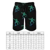 Men's Shorts Snowboard Board Summer Sport Sports Surf Beach Short Pants Male Fast Dry Funny Print Plus Size Swimming Trunks