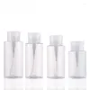 Storage Bottles 150/200/300ml Refillable Empty Press Pump Dispenser Nail Art Polish Remover Cleaner Makeup Bottle Manicure Tool