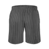 Men's Shorts Summer Gym Graphic Line Sportswear White Stripes Custom Board Short Pants Casual Quick Dry Swimming Trunks Plus Size