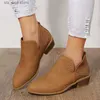 Low 2022 Ankle for Heel Women Pointed Boots Handmade Spring Autumn Women's Shoes T230824 77be 's