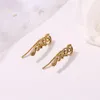 Stud Earrings Vintage Fashion Antique Copper Hollow Flower Statement 2023 Long Ear Hook Earings Jewelry