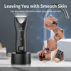 Rasoirs électriques Professionnel Groin Corps Tondeuse À Cheveux Rasoir À Billes pour Hommes Toilettage Clipper Rechargeable En Céramique Bikini Épilateur 230825