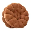 Pillow Plush Useful Living Room Bedroom Sandwich Biscuit Toy Durable Seat