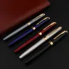 Fountain Pens High Quality Metal 388 Fountain Pen Business Black Golden Student Stationery Office School Supplies Gift Ink Pens 230825