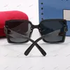 2023 Designerskie okulary przeciwsłoneczne damskie szklanki pełne okulary przeciwsłoneczne okulary słoneczne kieliszki mody kwadratowa rama UV 400 z pudełkiem 2308164pe