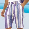 Herren-Shorts, trendiger Strand, weites Bein, Sommer-Kordelzug, passendes Oberteil, Herren-Yoga-Hose