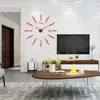 Non-punching Creative DIY Wall Clock Three-dimensional Acrylic Clock Simple Bedroom Silent Clock HKD230825 HKD230825