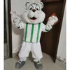 Vit Tiger Mascot Costume Walking Halloween Suit Stor evenemang Kostymdräkt Party Disel Carnival Costume