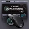 Seenda Rechargable Trackball Mouse Bluetooth+2,4G Двойной режим беспроводной мыши для ПК Mac компьютер.