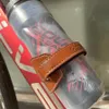 ODI porte-bidon de vélo rétro en cuir de vache en alliage d'aluminium porte-gobelet d'eau pour vélo pliant de route de montagne accessoires iBicycle 53g 230824