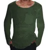 Męskie swetry długie rękawy trening koszule męskie dzianiny stałe kolorowy rękaw kieszonkowy kieszonkowy sweter pizzer